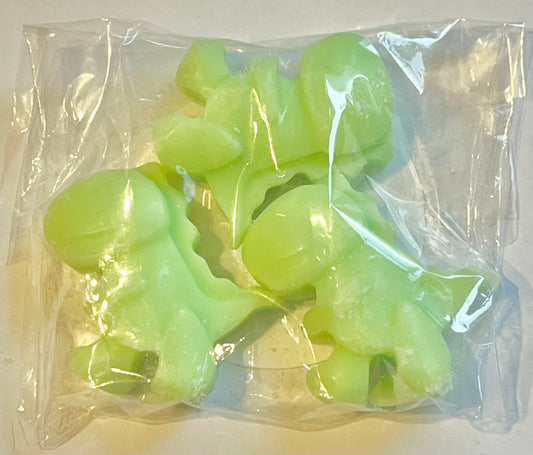 Dinosaur shaped wax melts