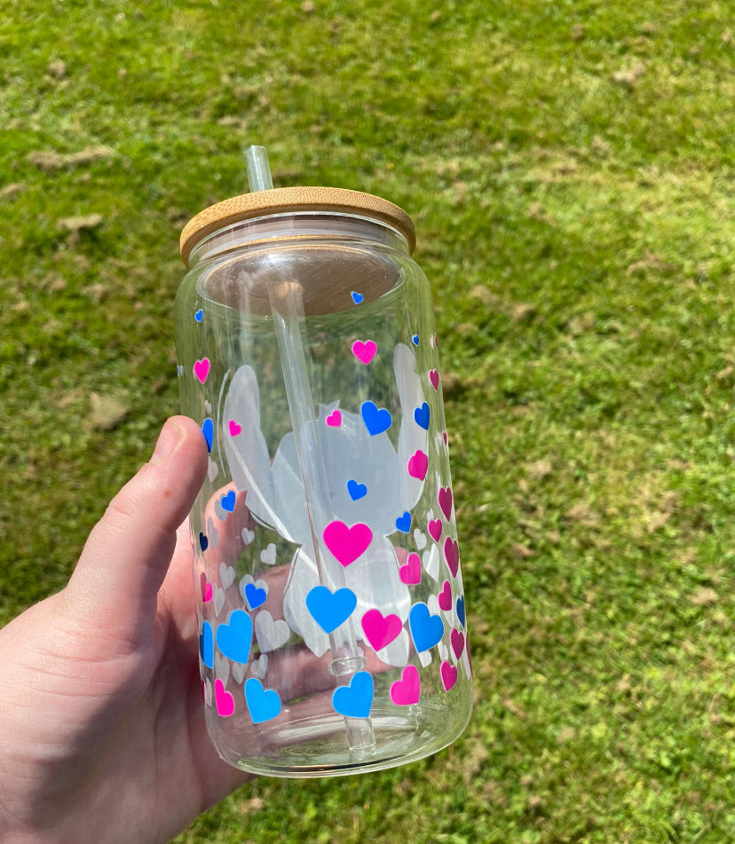 16oz Glass Can Stitch Design