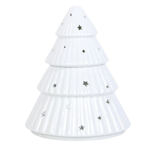 White Christmas Tree Burner