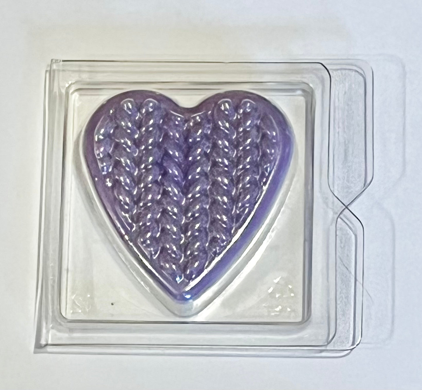 Heart shaped mini wax melt clamshell - Get 10 for £6