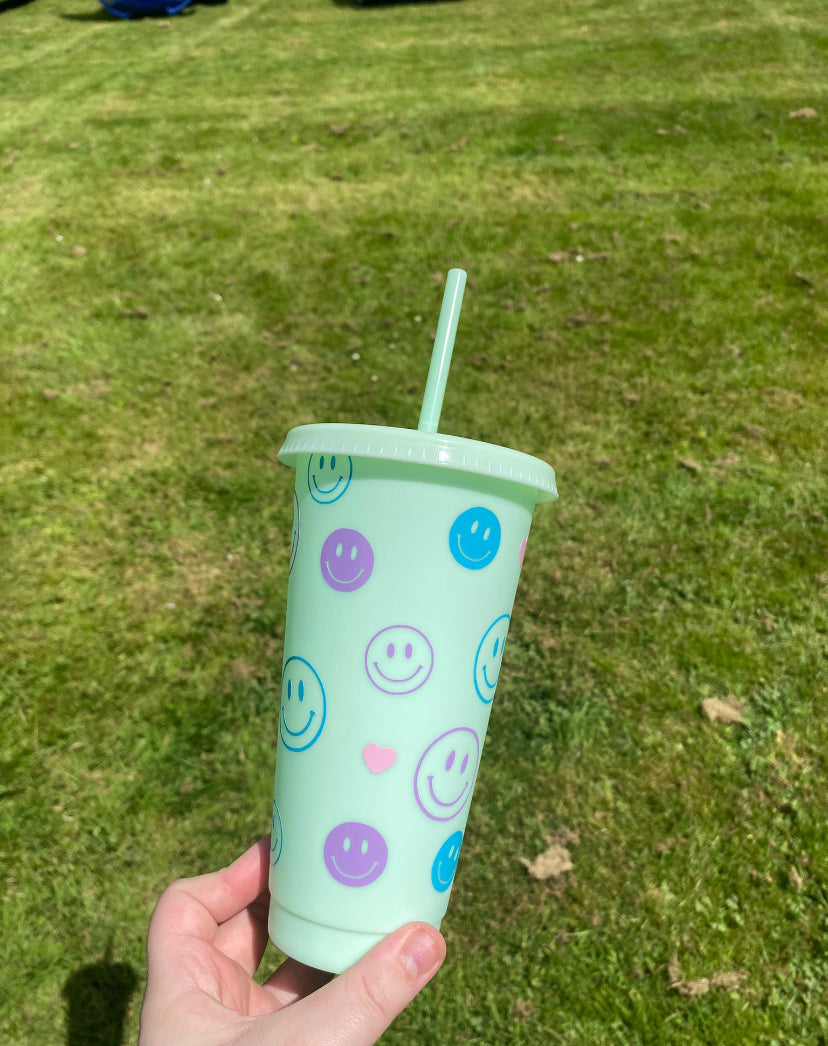 Choose Happiness Smileys Cold Cup