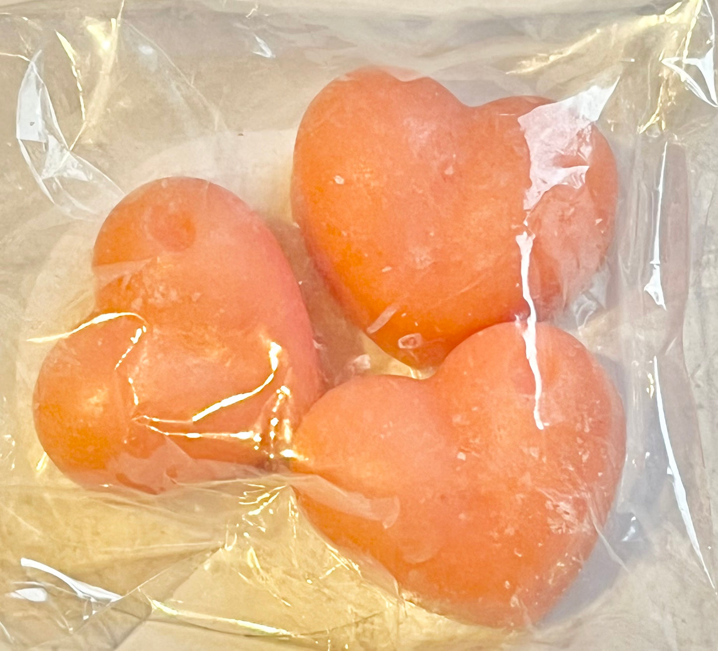 Heart shaped wax melts