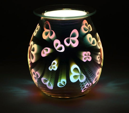 3D FLOWER PETAL LIGHT UP ELECTRIC BURNER