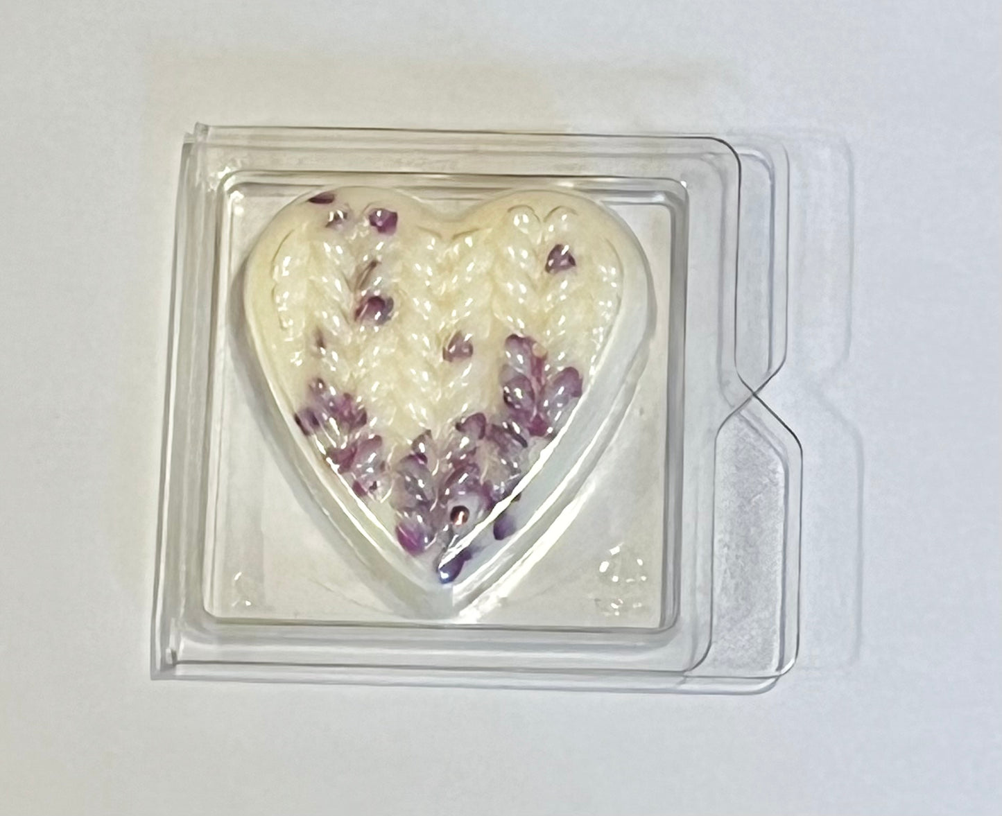 Heart shaped mini wax melt clamshell - Get 10 for £6