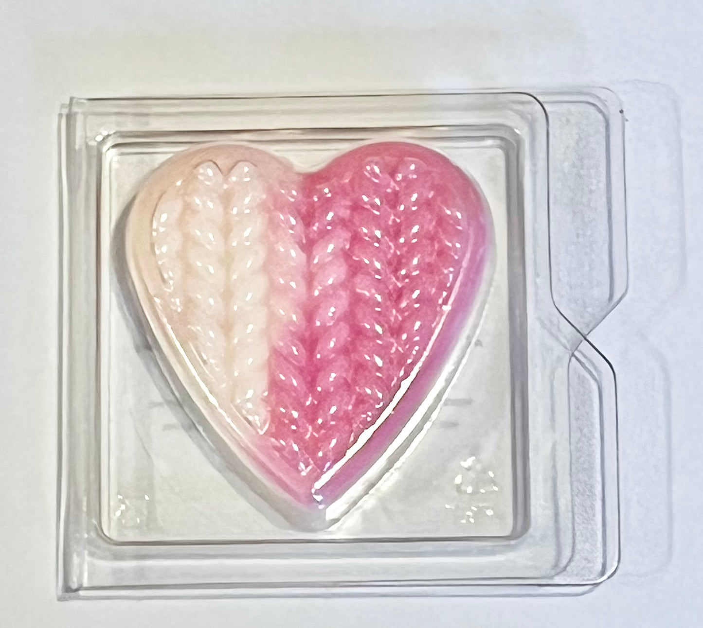 Heart shaped mini wax melt clamshell - Get 10 for £6