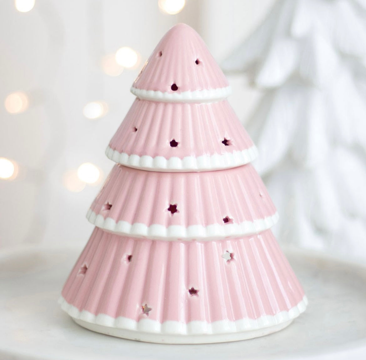 Pink Christmas Tree Burner