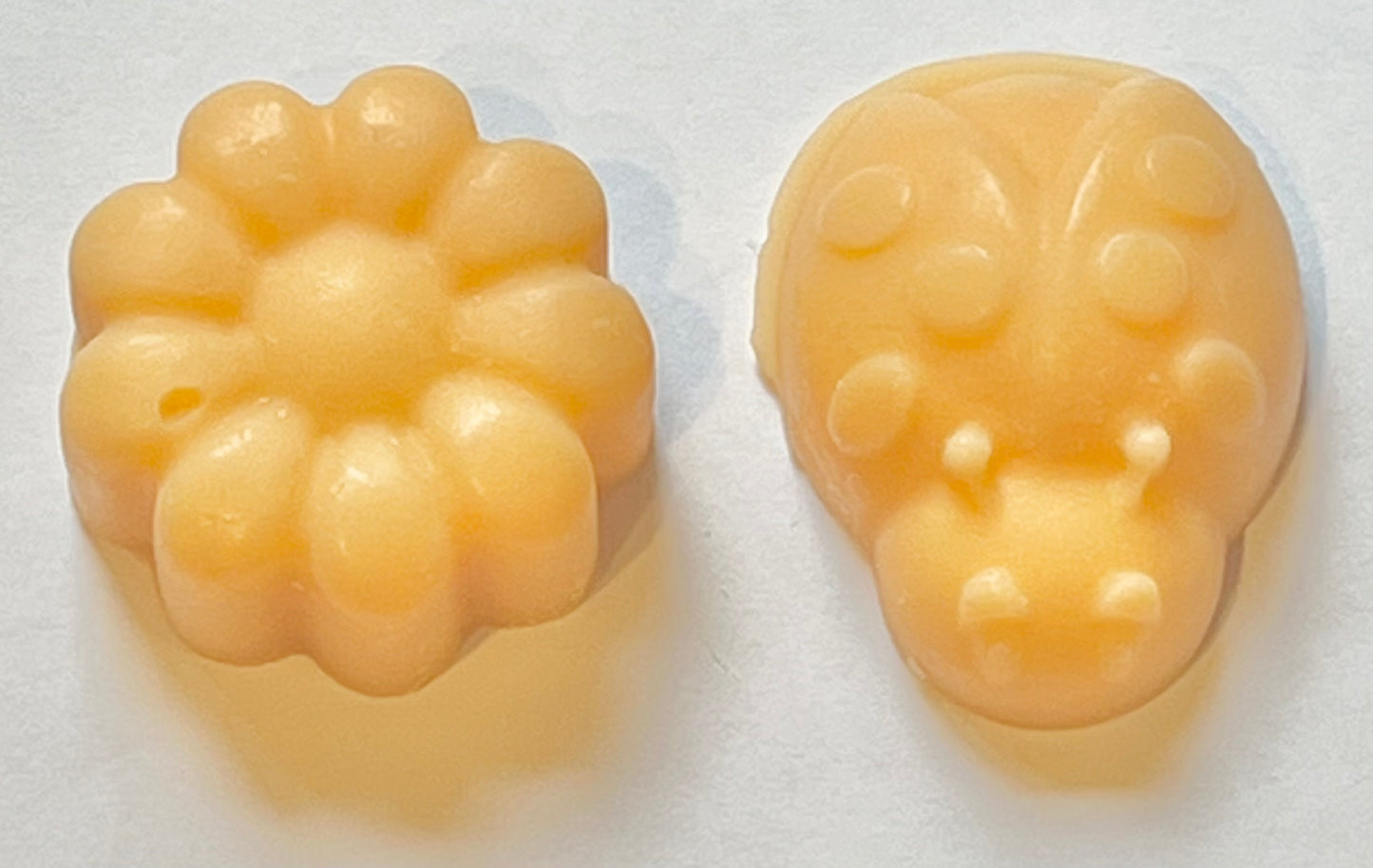 Springtime wax melt shapes