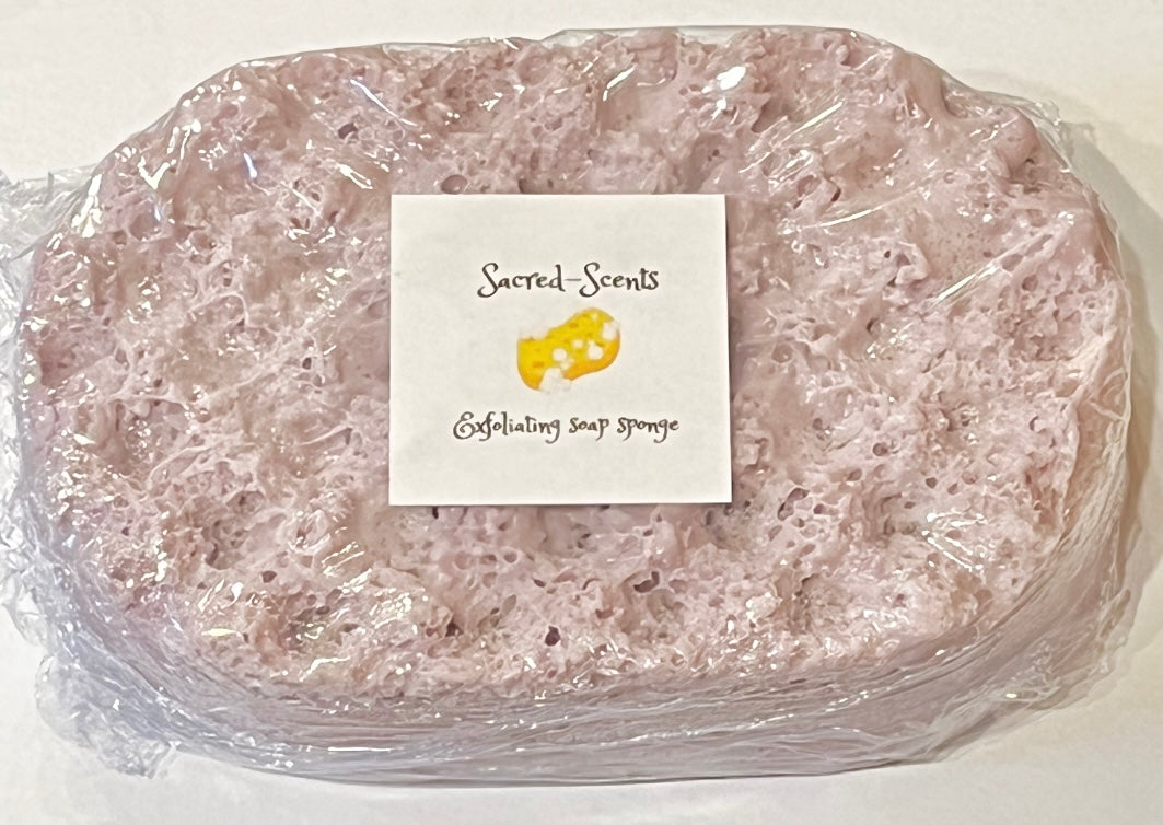 Deliciously Drenched Scented Exfoliating Soap Sponge