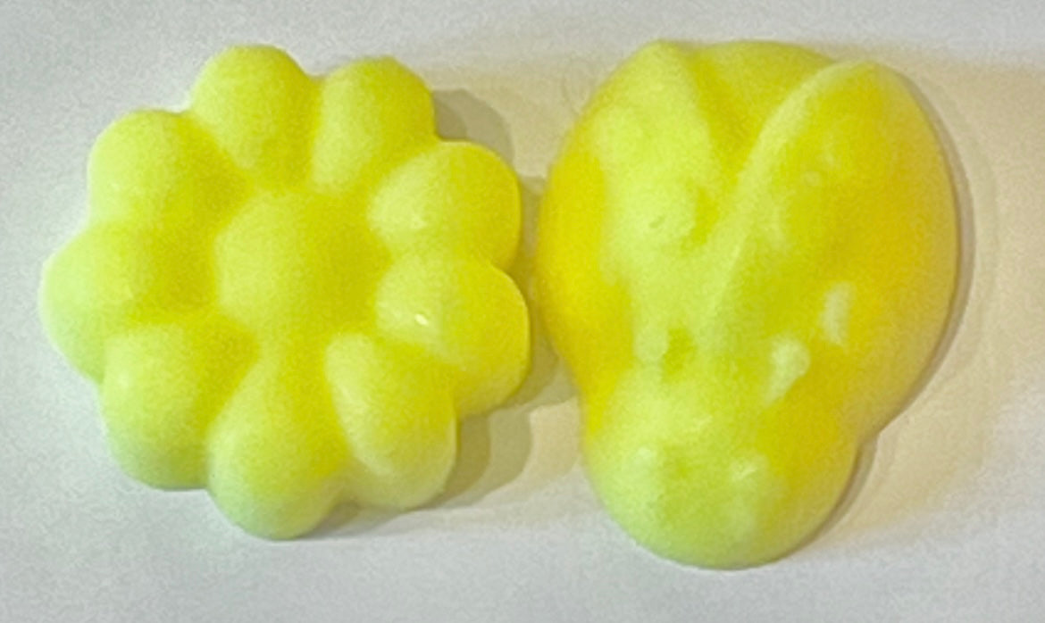 Springtime wax melt shapes