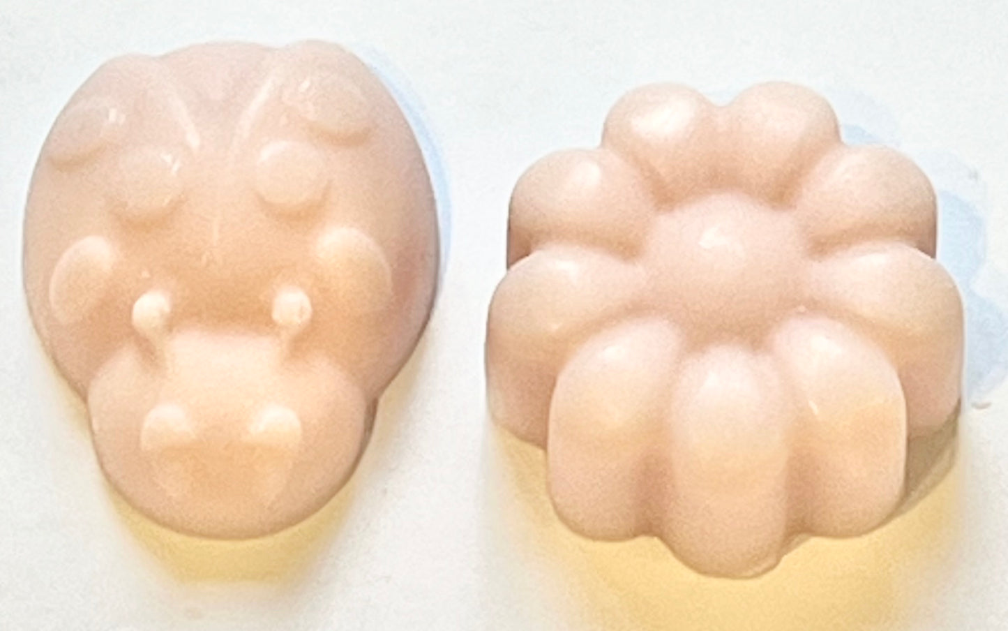 Springtime wax melt shapes