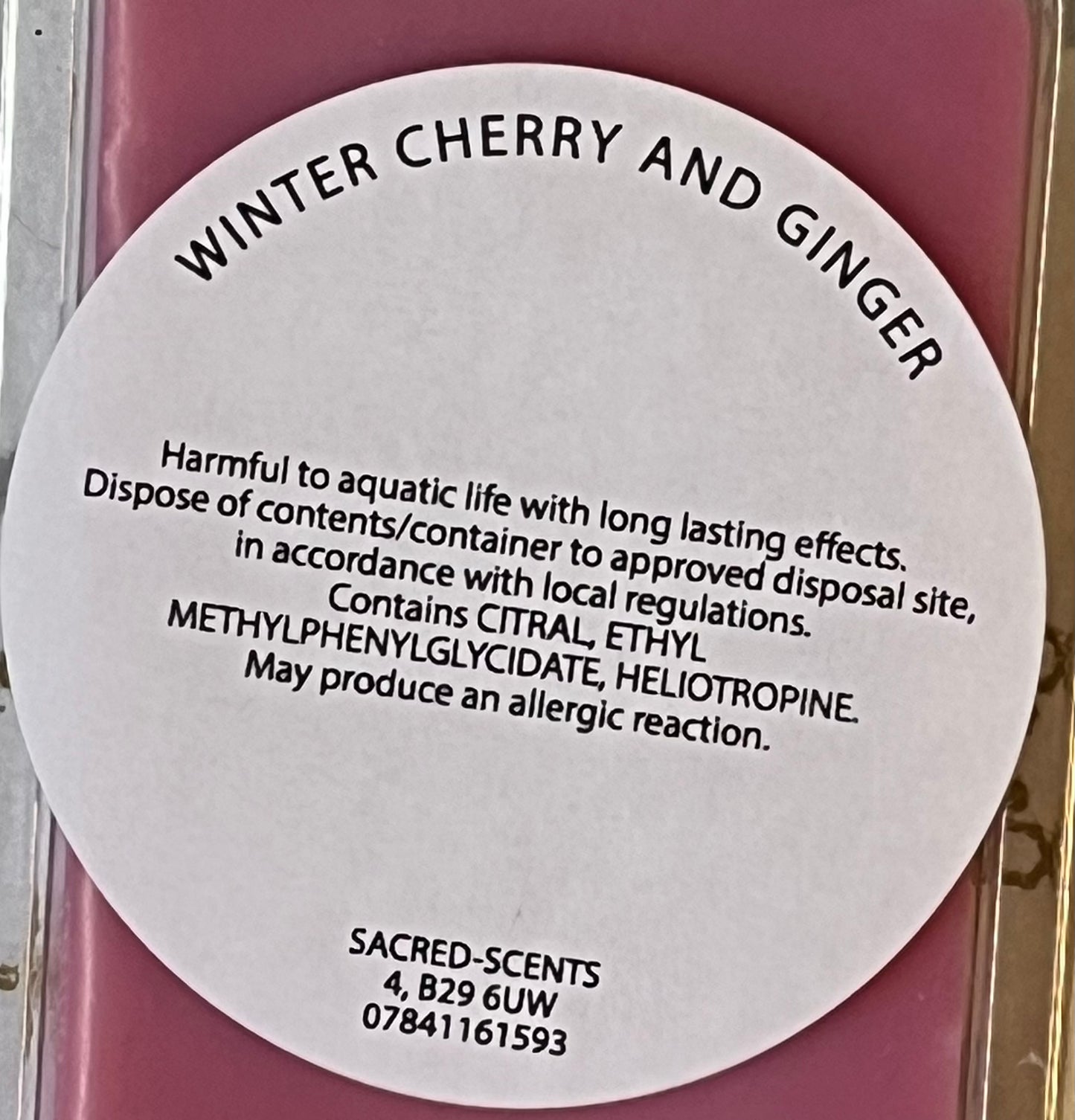 Winter Cherry & Ginger Frosting clamshell