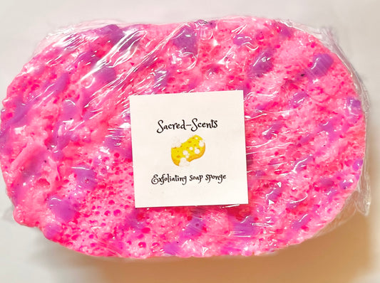 Glamorous Scented Exfoliating Soap Sponge