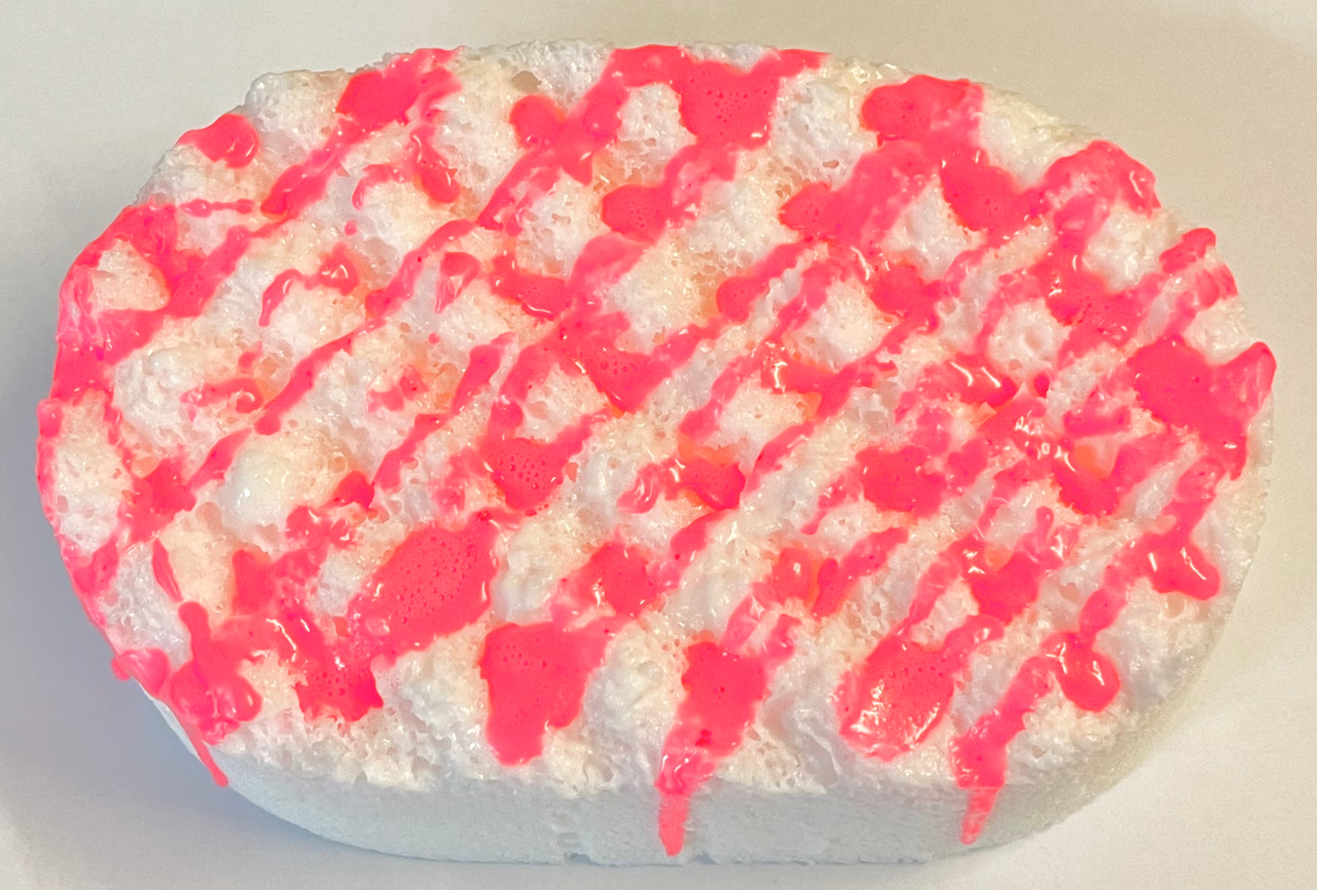 A Splash of Pink Scented Exfoliating Soap Sponge