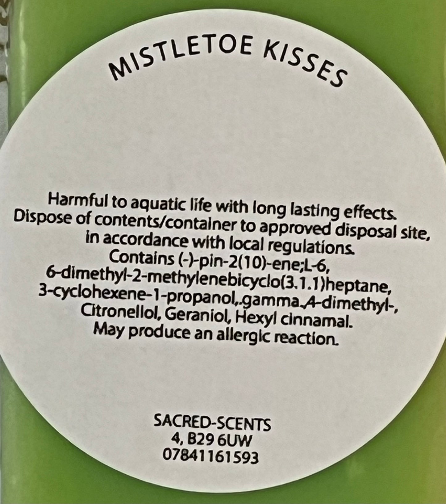 Mistletoe Kisses clamshell