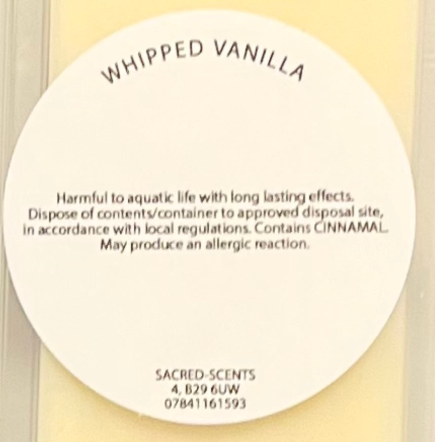 Whipped Vanilla clamshell