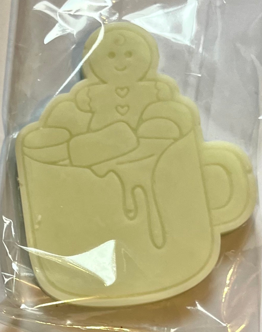 Gingerbread Person in a Cup of Hot Chocolate wax melt