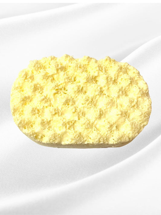 Marshmallow & Lemon Buttercream Scented Exfoliating Soap Sponge