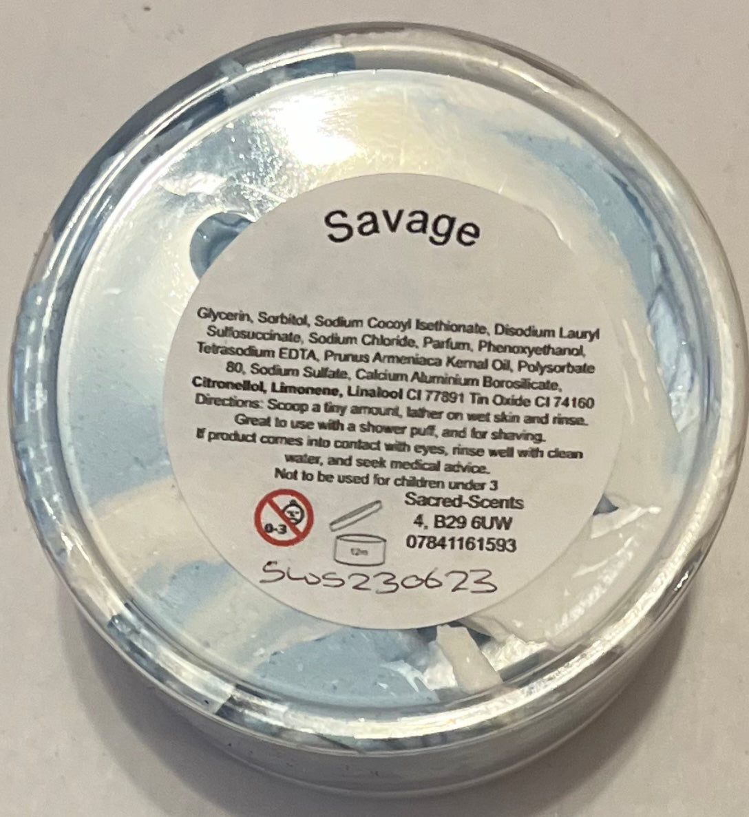 Savage Whipped Soap