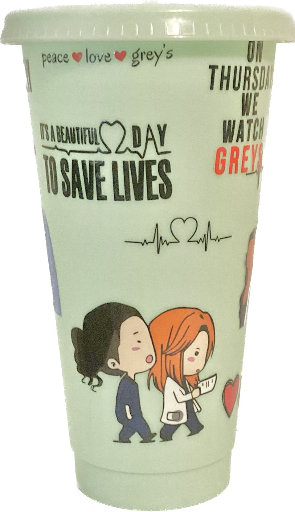 Greys Anatomy 24oz Cold Cup