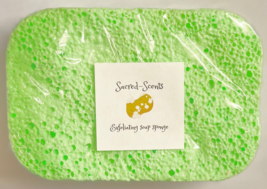 Rhubarb Picante Scented Exfoliating Soap Sponge