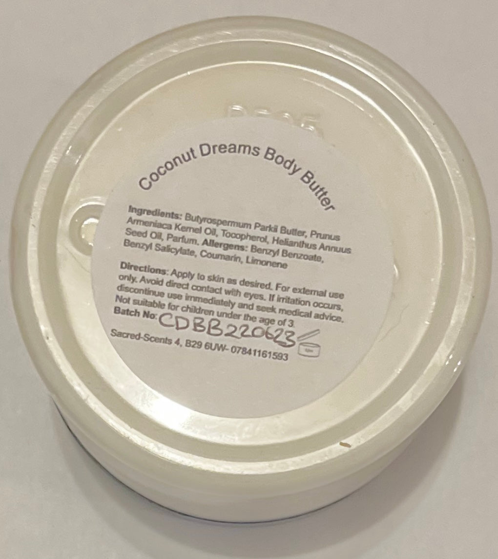 Coconut Dreams Moisturising Body Butter