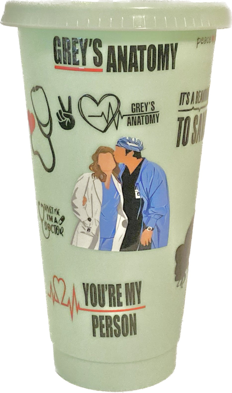 Greys Anatomy 24oz Cold Cup