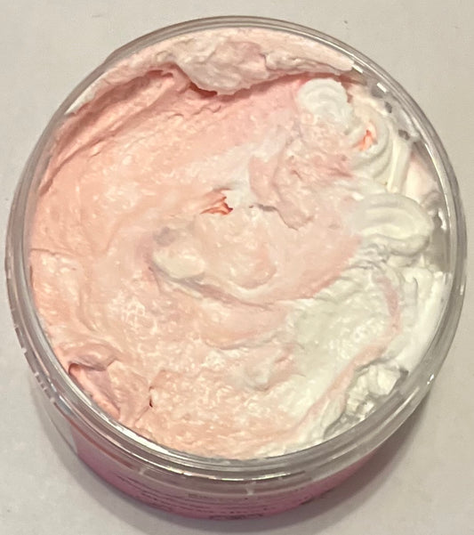 Marshmallow & Fresh Raspberry Whipped Soap