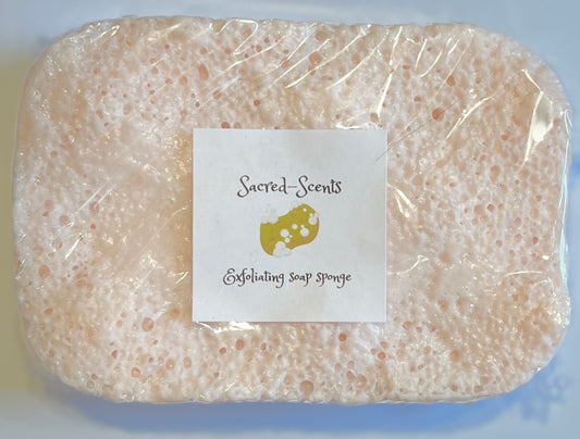 Pink Fizz Scented Exfoliating Soap Sponge