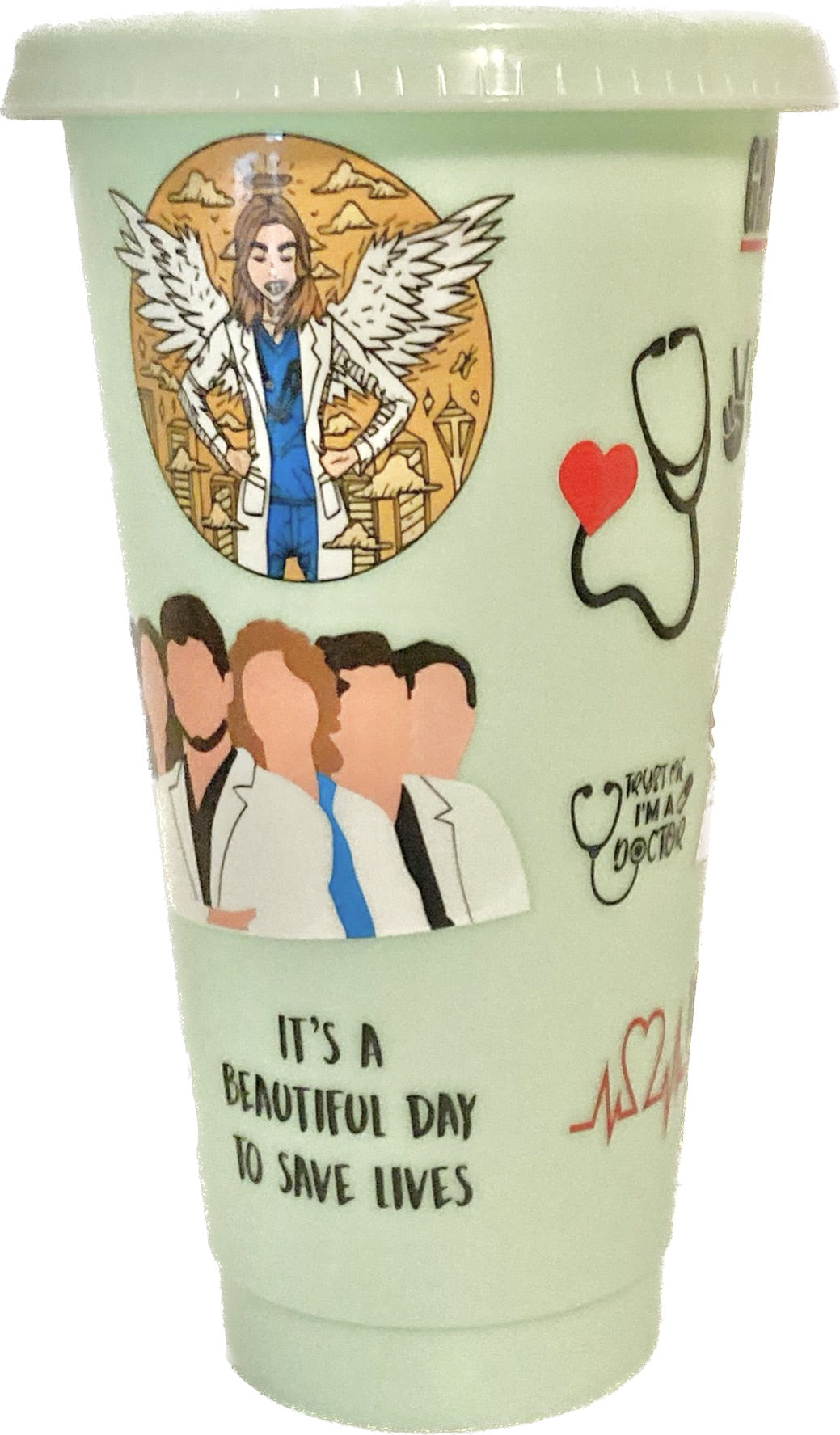 Greys Anatomy 24oz Cold Cup