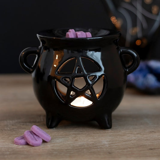 Black Pentagram Cauldron burner